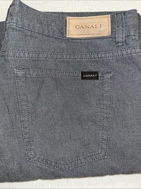 Canali Men's Charcoal Straight Jeans VGUC